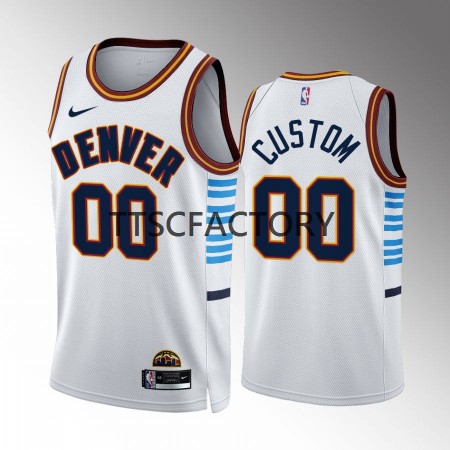 Maglia NBA Denver Nuggets Personalizzate Nike 2022-23 City Edition Blu Swingman - Uomo